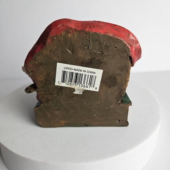 Vtg Fishing Desk Set Figurines with Tackle and Creel Small Resin Bookend - Picture 16 of 16